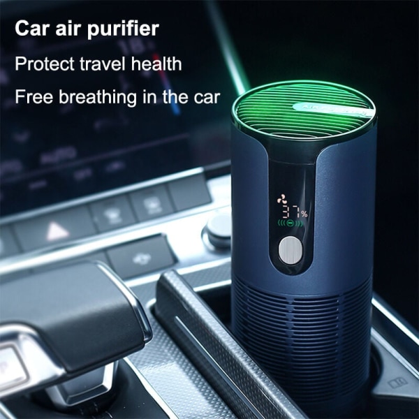 Mini luftrenare för hemluftrenare negativ jon USB uppladdningsbar formaldehyd rökluktborttagare Bärbar luftrenare för bil