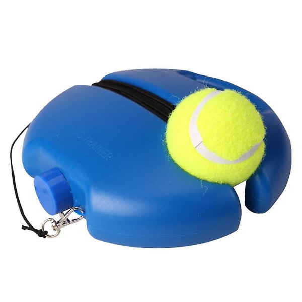 Tennistränarreboundboll, solo tennisträningsutrustning för självträning, bärbart tennisträningsverktyg, tennisrebound-kit, inklusive 1 bollar