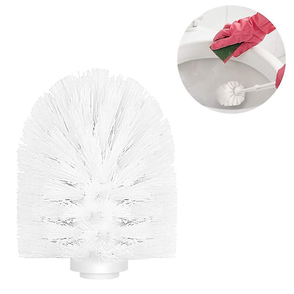 1pcs-- Plastic Bathroom Brush Head Self-locking Bathroom Replacement Ball Toilet Brush Accessories Pp Toilet Brush Brush Ball