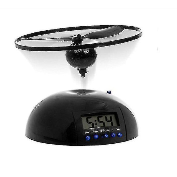 Flyvende vækkeur LED Display Digitalt vækkeur Snooze Alarm Clock Flying Helikopter Propeller De