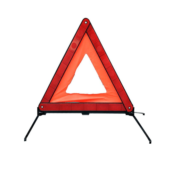 Säkerhetshjälpgrupp Säkerhetsreflexskylt för haverier vid vägkanter Vikbar (1 st, röd)