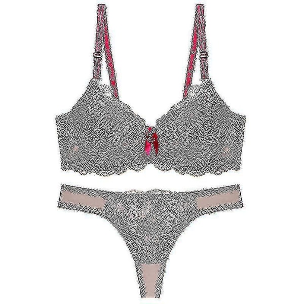 Lingerie Sets Comfort Permeable Support Lace Breathable High Quality Lining Bra For Woman New Red 90