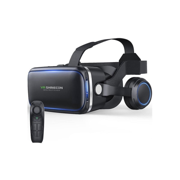 Vrg Pro Virtual Reality Glasögon 3d Glasögon för smartphones 5.0-7.0" Blu-ray hörlurar,c