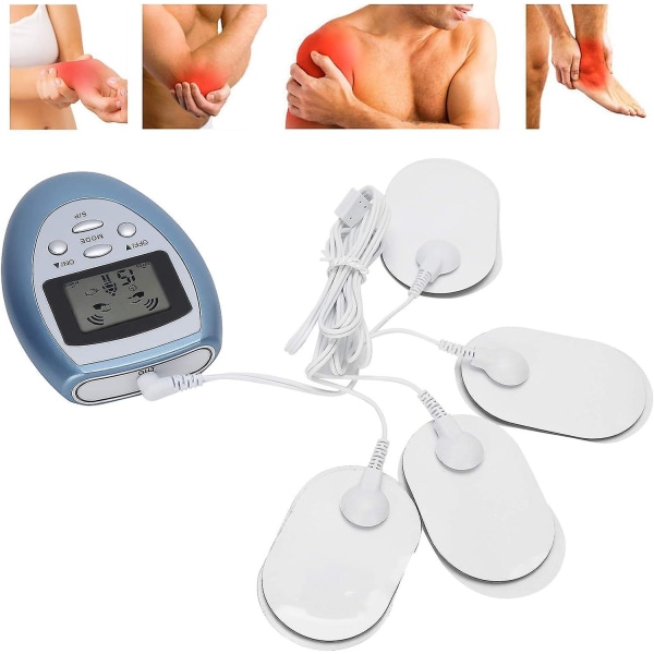 Bærbar digital elektrostimulator Meridians terapianordning til massage og manualer Smertelindring Muskeltoning og afslapning