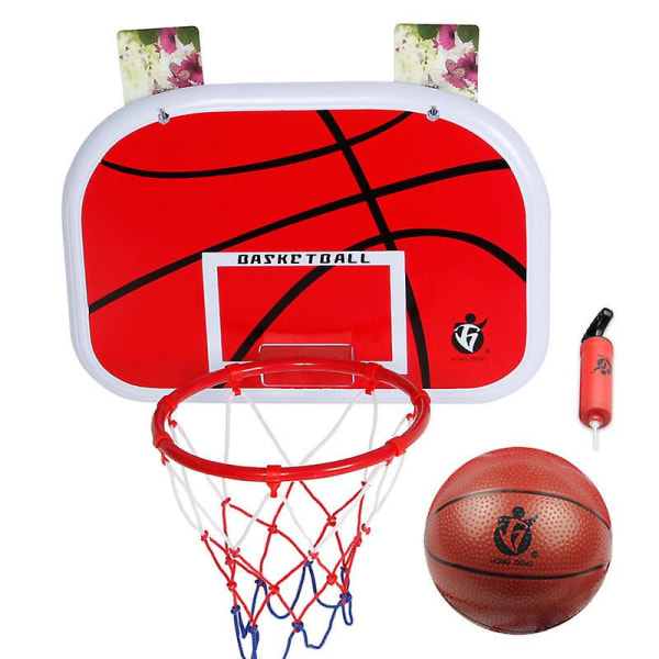Barn inomhus Basket Hoop Game Set Mini Basketball Hängbräda med boll och pump för barn
