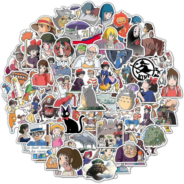 Stickers 100st Anime Stickers Japanska Kawaii Stickers Estetiska Vinyl Stickers För Vattenflaskor Skateboard Laptop För Barn Vuxna Tonåringar Waterpr