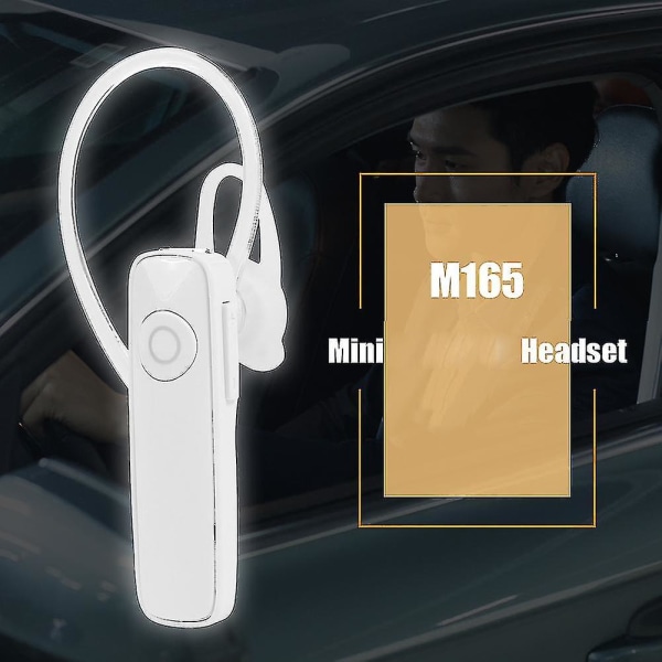 2 stk. M165 trådløse Bluetooth-kompatible øretelefoner Håndfrit opkald Business Headset Sports Non-slip høretelefoner til kørsel