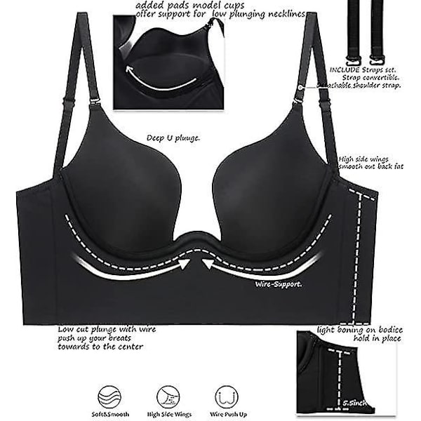 Bra with clear sides deals