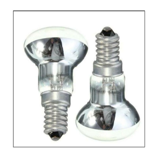 E14 R3930w Dæmpbar pære til lavalampe, varm hvid, reflektorpærer Lille skruefod til varmeboblelampe, raketlampe, glitterlampe, pakke med 6 stk.