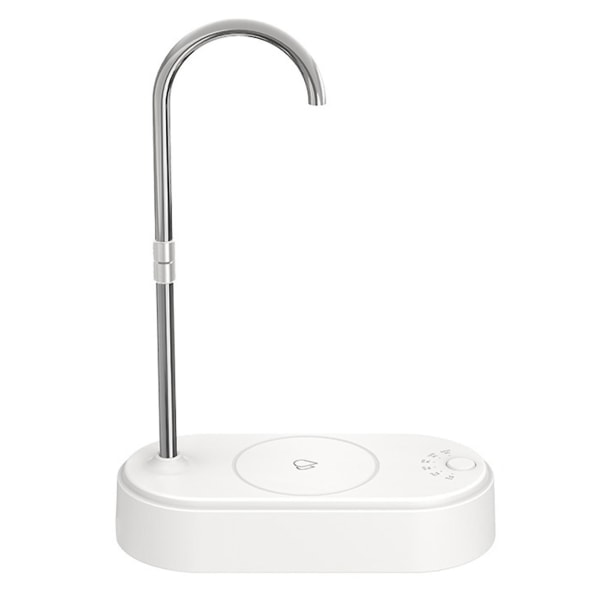 Desktop kvantitativ vattendispenser 6 lägen justerbar vattenpump för kök hem (vit)
