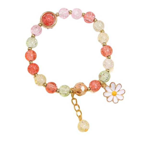 Fashion Crystals Beads Armbånd Personaliseret Elegant Bangle Charmerende smykketilbehør til kvinder (blandet farve)