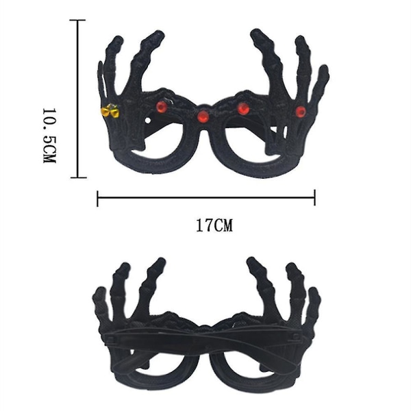 Halloween New Bat Ghost Claw Glasses Cospaly Masquerade Costume Rekvisitter Scenebriller (Ghost Claw)