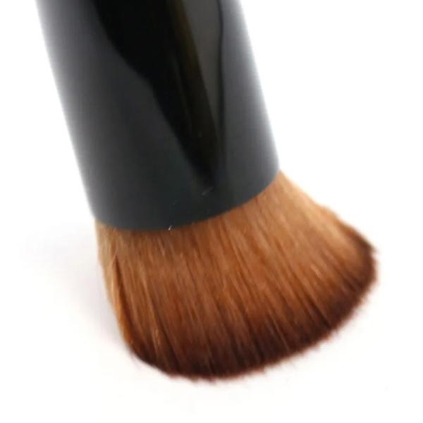 2 stk Flat Top Liquid Powder Foundation Brush+oblique Brush Beauty Cosmetics Tools