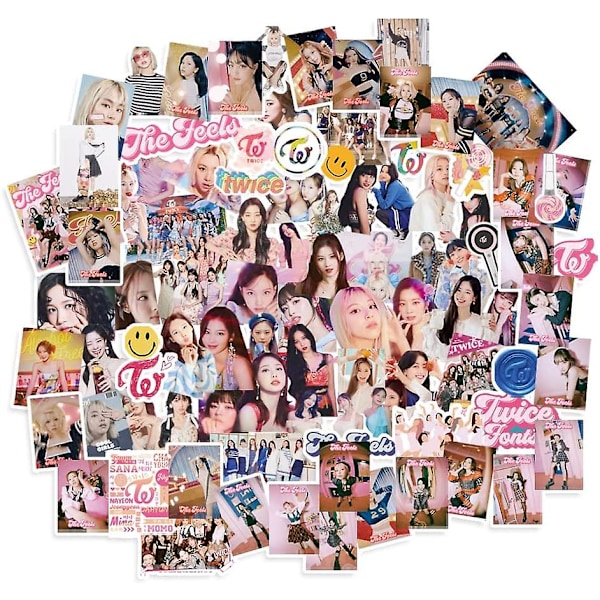 93pcs Twice Sticker Twice The Feels Sticker Pack For Laptop Waterproof Sticker Vinyl Sticker