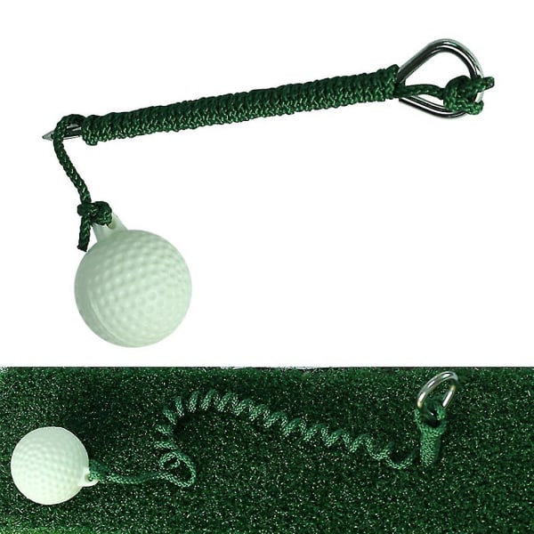 Golf Fly Rope Driving Ball Practice Aid Tool Bærbar golfbold med snor