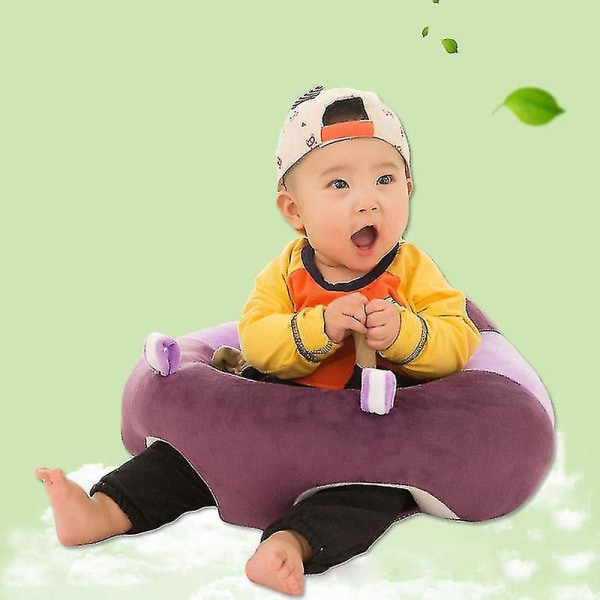 Baby Support Seat Plush Soft Baby Sofa Infant Learning To Sit Chair Comfortable J
