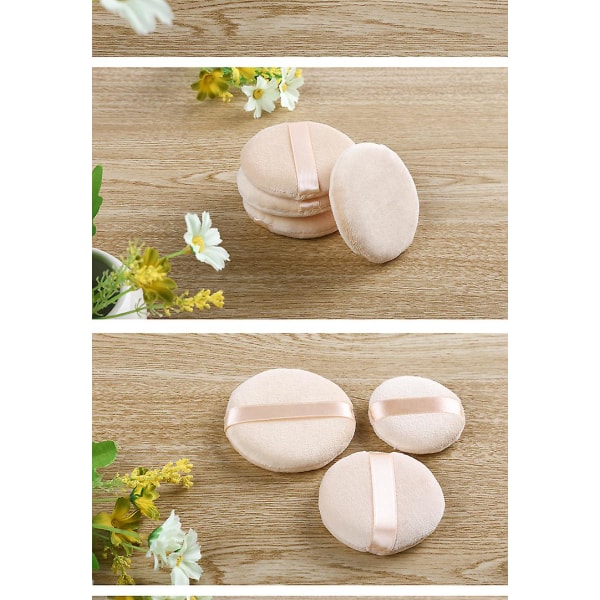 6 delar Kosmetisk Powder Puff Sponge Powder Puff Pads Face Foundation Makeup Tool Blending Puff