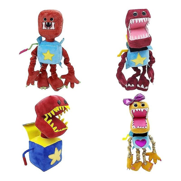 2023 nya Boxy Boo Toy Cartoon Game Perifera dockor Röda robotfyllda plyschdockor Julklappssamling dockor