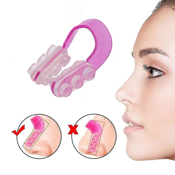 Kvinnor U-formad näsklämma Näskorrigering Nose Bridge Booster smal näsa verktyg hög kvalitet 2 st.