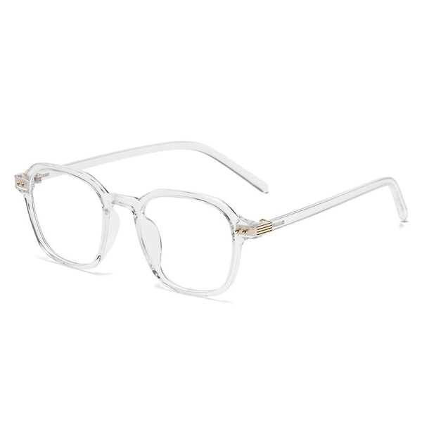Vintage mode computerbriller Anti Radiation Ray beskyttende briller (gennemsigtig hvid)