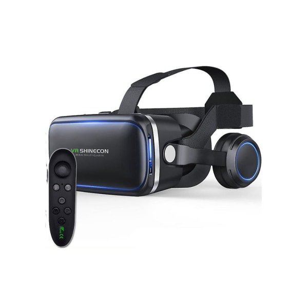 Vrg Pro Virtual Reality Glasögon 3d Glasögon för smartphones 5.0-7.0" Blu-ray hörlurar
