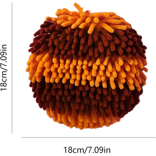 Chenille Håndkle Ball, Kjøkken Håndtørkersett, Bad Mini Håndklær, Super Absorberende Hengende Løkke, Fluffy Dekorativ Rasktørkende Håndklær