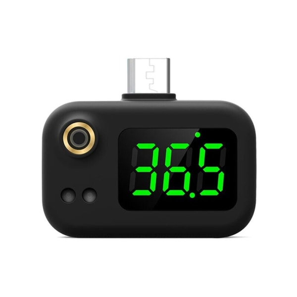 USB Smart Termometer Mini Mobiltelefon Termometer Beröringsfri USB Infraröd termometer för Android iOS-telefoner