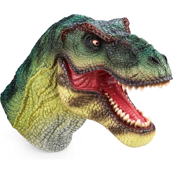 Dinosaurieleksaker Tyrannosaurus Rex dockor med ljudstöd, dinosauriehanddockor Halloween Skrämmande leksaker Rollspel och festtillbehör Leksaker för barn 3-12 år