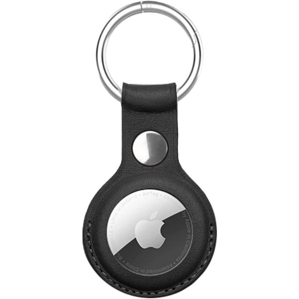 Ny flexibel Apple Air Tag Nyckelring, Air Tag Hållare Fullt Utrustad För AirTag (svart) Svart