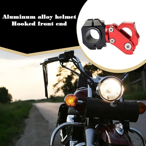 Motorcykelbagage främre förvaringskrok Slitstark stark lastbärande krok för motorcykeltillbehör (svart)