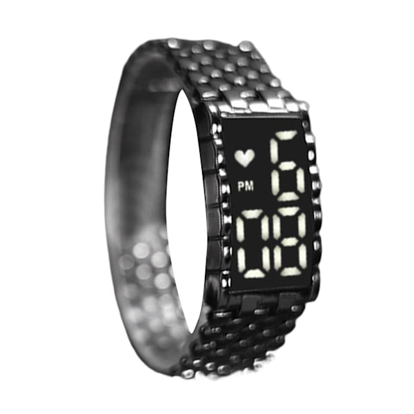 Black led digital watch deals