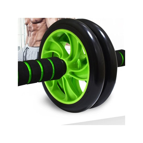 1st dubbelhjul uppdaterad abdominal presshjulsrullar fitness för bodybuilding fitness