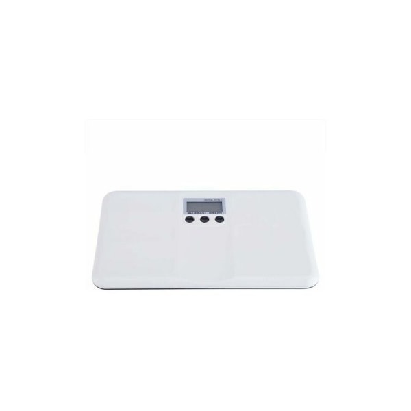 Elektronisk kroppsvåg Mini bärbar digital badvåg / Personlig elektronisk våg / Digital / Digital våg - stor kapacitet 0,66 / 330 lb (vit)