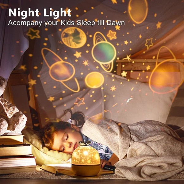 Baby Night Light Projector, Led Night Light Baby Projector Lampa Barn Night Light