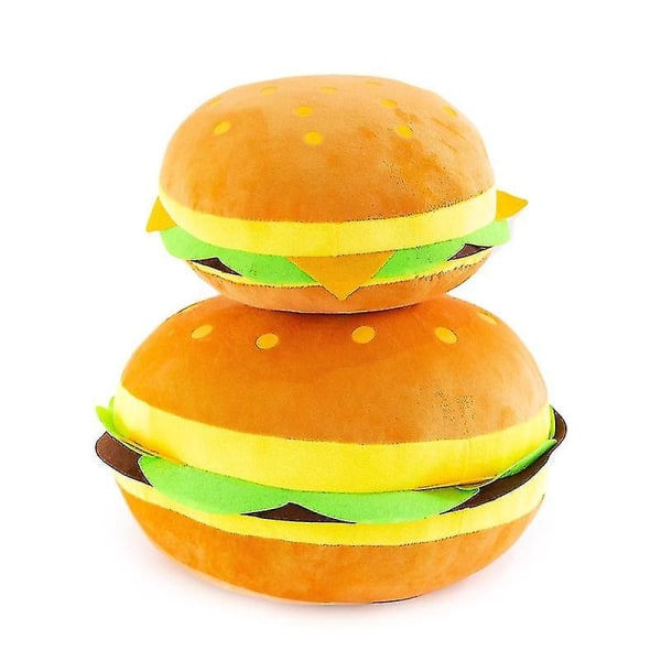 50 cm Burger Plyschleksak Mjuk plyschkudde Söt hamburgerkudde