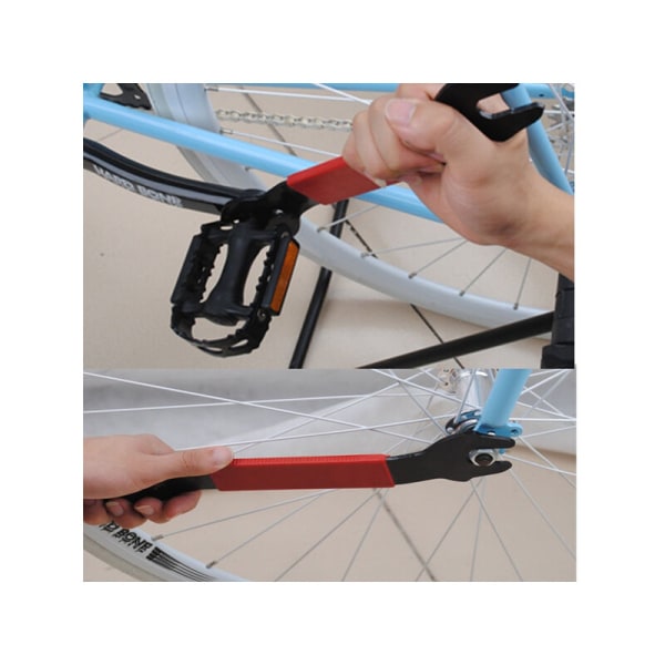 Cykelreparationsverktyg pedalnyckel montering och demonteringsverktyg pedal demontering specialnyckel