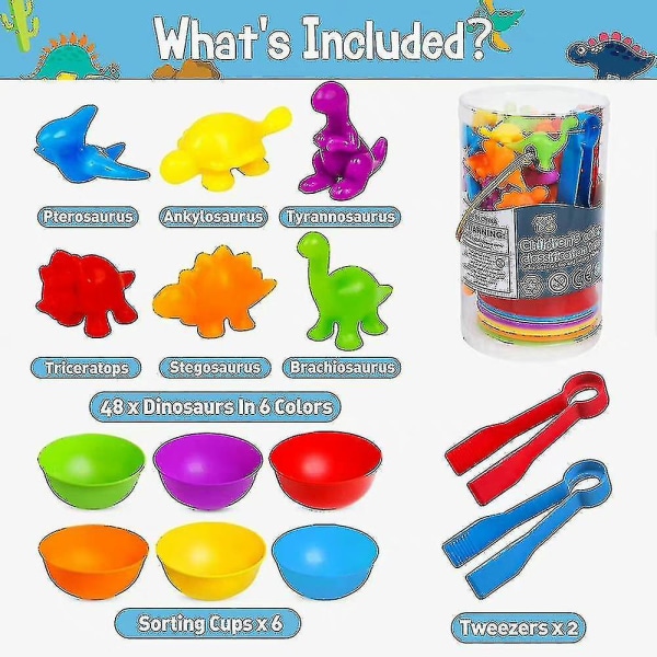 Havdyr, der tæller Børns farveklassificering Legetøj Sansetræningsspil