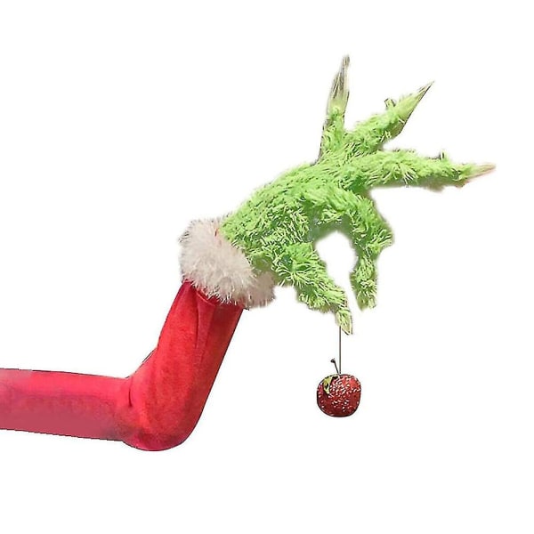 Julefest dekoration Grinchen stjal juletræskrans Plys håndrekvisitter