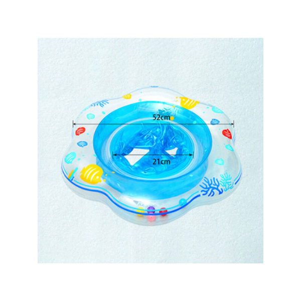 Baby Barn Uppblåsbar Simring Trainer Extra säkerhet Simbassäng Vattenleksak 1 stycke (blå)