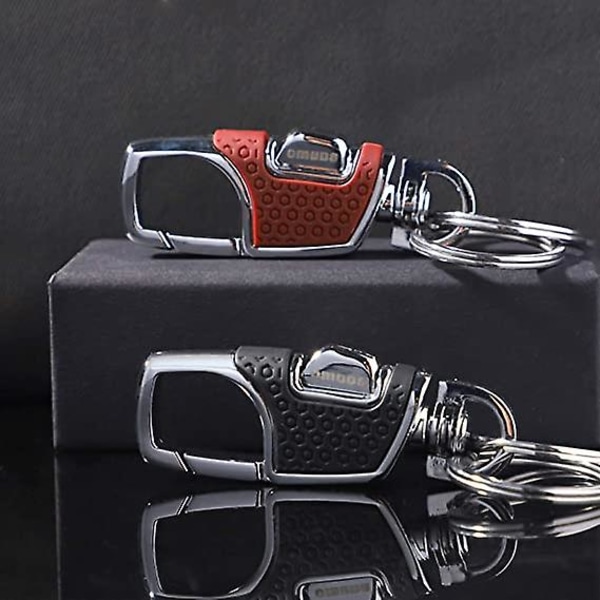 2-pack nyckelring rostfri kraftig bilnyckelring Elegance nyckelhållare för män