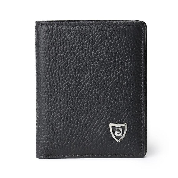Stor klassisk plånbok med myntfack - Certifierat Rfid Nfc-skydd - Rymlig plånbok - Plånbok för män och kvinnor