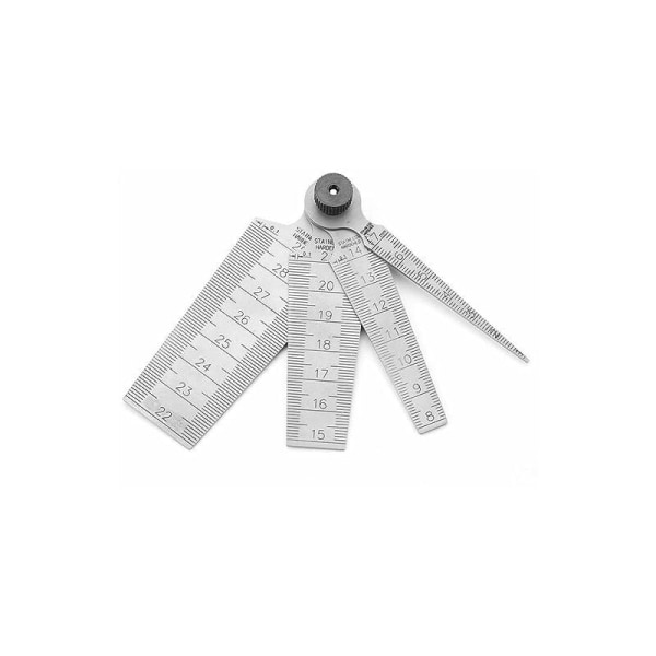 1-7 mm, 8-14 mm, 15-21 mm, 22-29 mm, 0,1 mm Koniska svetsmätare för mätning av hålstorlek