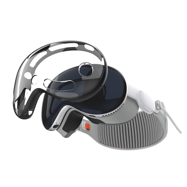 Enkelt, klart VR-hodesett-beskyttelsesdeksel Mykt ripebestandig VR-deksel for VR-utstyr (svart)