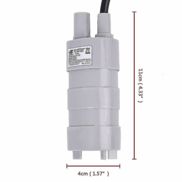 12V Nedsänkbar Sötvattenspump 10 Lpm Passar Thetford C2 C200 Cwe Cs C402 Kassetttoaletter