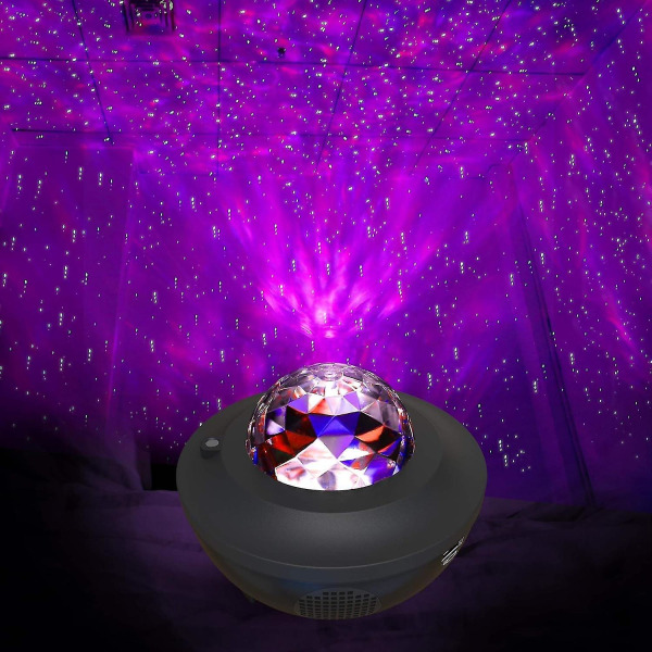 Sternenhimmel Projektor, Led sternenprojektor Lampe Starry/Wasserwellen/Bluetooth Lautsprecher Perfe