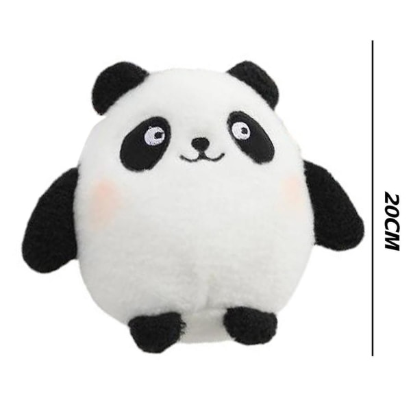 Tyttöjen kantolaukku Pehmo Panda Cross Body Bag säädettävällä hihnalla 20cm (Panda)