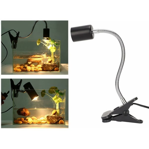 MINKUROW reptilvärmelampa solcellslampa med justerbar strömbrytare reptilljus utan glödlampa
