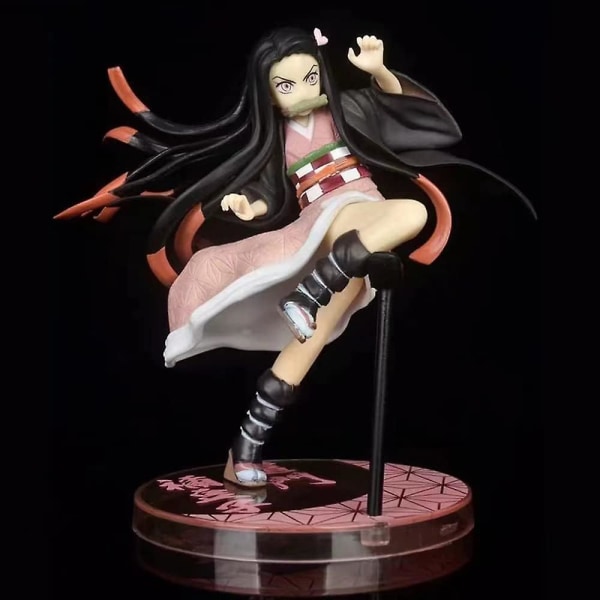 Demon Slayer Kamado Nezuko Pvc Statue Karakter Model Gave Skrivebordsdekoration Julegave Fødselsdagsgave