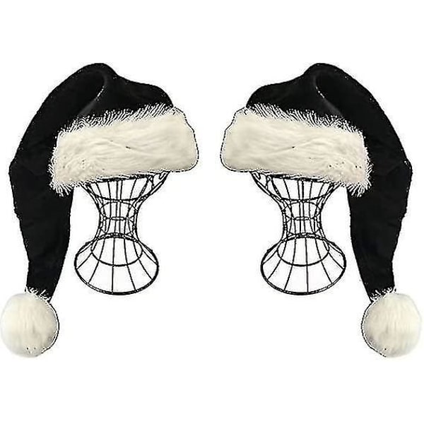 Buy black 2024 santa hat