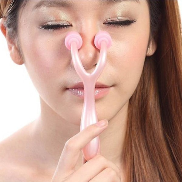 Tredimensionel næse-slankende rullemassageapparat Håndholdt massageværktøj Nose Up Shaping